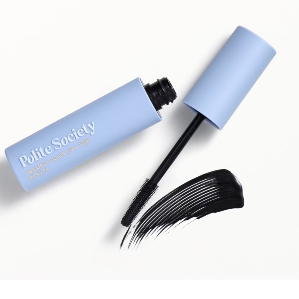 NWT POLITE SOCIETY
Greatest Lashes of All Time Mascara Beyond Black .4 oz
